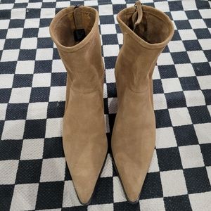 Brown Suede Boots
